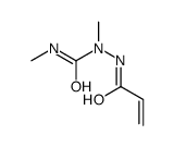 2'-methyl-2'-(N-methylcarbamoyl)acrylohydrazide结构式