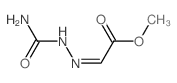 methyl 2-(carbamoylhydrazinylidene)acetate structure