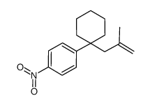 1-(1-(2-methylallyl)cyclohexyl)-4-nitrobenzene Structure