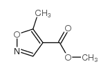 METHYL 5-METHYLISOXAZOLE-4-CARBOXYLATE structure