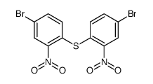 bis-(4-bromo-2-nitro-phenyl)-sulfide结构式