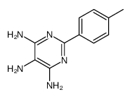 2-p-tolyl-pyrimidine-4,5,6-triyltriamine结构式