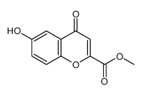 methyl 6-hydroxy-4-oxochromene-2-carboxylate结构式