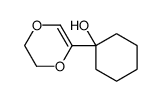 1-(2,3-dihydro-1,4-dioxin-5-yl)cyclohexan-1-ol结构式