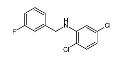 N-(3-Fluorobenzyl)aniline structure