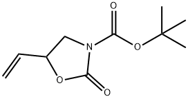 tert-Butyl 2-oxo-5-vinyl-1,3-oxazolidine-3-carboxylate Structure