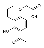 2-(4-acetyl-3-hydroxy-2-propylphenoxy)acetic acid Structure