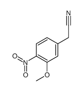 2-(3-Methoxy-4-nitrophenyl)acetonitrile Structure