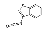 3-isocyanato-1,2-benzothiazole Structure