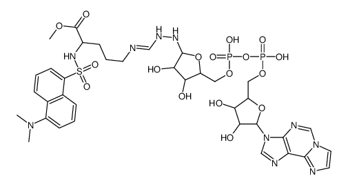 N(alpha)-dansyl-N(omega)-1,N(6)-etheno-ADP-ribosylarginine methyl ester picture
