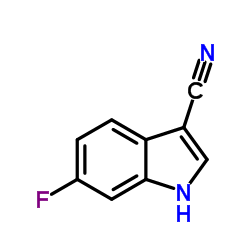 6-Fluoro-1H-indole-3-carbonitrile Structure