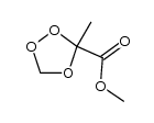 1,2,4-Trioxolane-3-carboxylicacid,3-methyl-,methylester(9CI)结构式