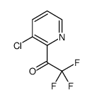 1-(3-chloropyridin-2-yl)-2,2,2-trifluoroethanone结构式