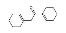 1-(1-cyclohexenyl)-2-(1-cyclohexenyl)ethanone结构式