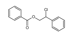 2-chloro-2-phenylethyl benzoate Structure