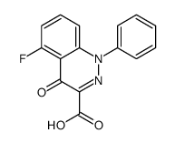 5-fluoro-4-oxo-1-phenylcinnoline-3-carboxylic acid Structure