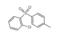 (2-chloro-phenyl)-p-tolyl sulfone结构式