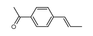 Ethanone, 1-[4-(1E)-1-propenylphenyl]- (9CI) Structure