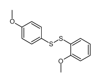 1-methoxy-2-[(4-methoxyphenyl)disulfanyl]benzene Structure