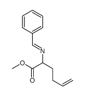 methyl 2-(benzylideneamino)hex-5-enoate Structure
