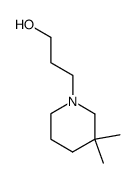3-(3,3-dimethyl-piperidino)-propan-1-ol结构式
