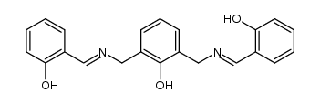 2,6-bis-(salicylidenamino-methyl)-phenol Structure
