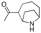 Ethanone, 1-(9-azabicyclo[4.2.1]non-2-yl)-, exo- (9CI) Structure