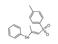 1-Methyl-4-((E)-2-phenylselanyl-prop-1-ene-1-sulfonyl)-benzene Structure