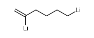 1,5-dilithio-5-hexene Structure