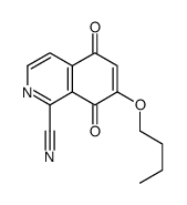 7-butoxy-5,8-dioxoisoquinoline-1-carbonitrile Structure
