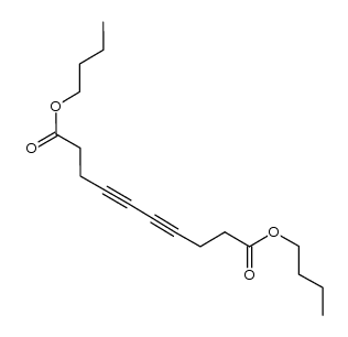 dibutyl deca-4,6-diynedioate Structure