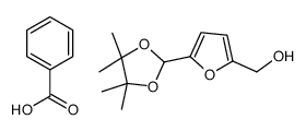 benzoic acid,[5-(4,4,5,5-tetramethyl-1,3-dioxolan-2-yl)furan-2-yl]methanol结构式