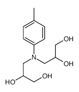 3-[N-(2,3-dihydroxypropyl)-4-methylanilino]propane-1,2-diol结构式