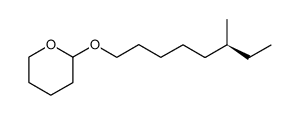 (S)-(6-Methyloctyl)tetrahydropyranylether Structure