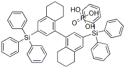 (11bS)-8,9,10,11,12,13,14,15-Octahydro-4-hydroxy-2,6-bis(triphenylsilyl)-4-oxide-dinaphtho[2,1-d:1',2'-f][1,3,2]dioxaphosphepin picture