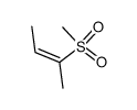 (Z)-2-Methanesulfonyl-but-2-ene结构式