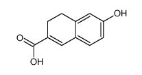 6-羟基-3,4-二氢萘-2-羧酸结构式