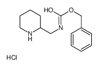 Piperidin-2-ylmethyl-carbamicacidbenzylesterhydrochloride structure