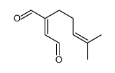 (E)-2-(4-methylpent-3-enyl)but-2-enedial Structure