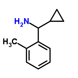 1-Cyclopropyl-1-(2-methylphenyl)methanamine Structure