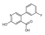 5-(3-fluorophenyl)-2-oxo-1H-pyridine-4-carboxylic acid Structure