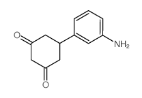 5-(3-Aminophenyl)cyclohexane-1,3-dione结构式