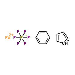 ETA-BENZENE(ETA-CYCLOPENTADIENYL)IRON HEXAFLUOROPHOSPHATE structure