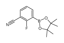 2-Fluoro-3-(4,4,5,5-tetramethyl-1,3,2-dioxaborolan-2-yl)benzonitrile picture