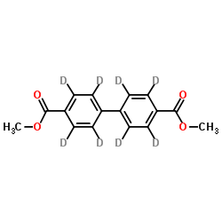 Dimethyl biphenyl-4,4'-dicarboxylate-d8 Structure