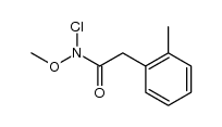 N-chloro-N-methoxy-2-(2-methylphenyl)acetamide Structure