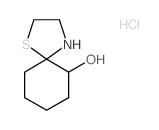 1-硫代-4-氮杂螺[4.5]癸-6-醇盐酸盐结构式