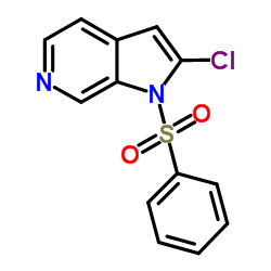 1-(Phenylsulfonyl)-2-chloro-6-azaindole structure