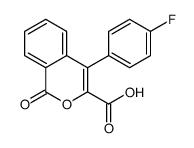4-(4-fluorophenyl)-1-oxoisochromene-3-carboxylic acid Structure
