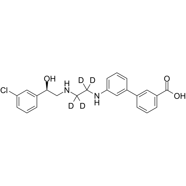 Solabegron Ethylene D4 Structure